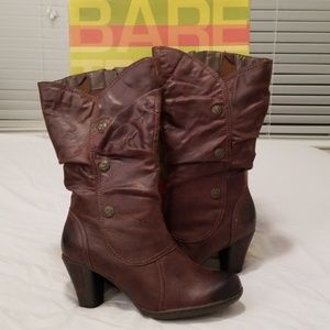 New Baretraps brown boots sz 9